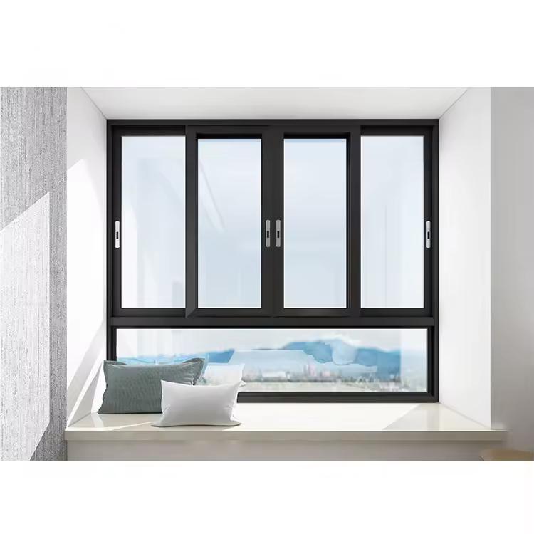 Cheap Price Soundproof Simple Design Aluminum Sliding Glass windows Aluminum sliding window